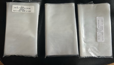 Lot of 3 Mystic Stamp FDC 4x7 Clear Poly Storage Sleeves @ 250 - 2 Opened Pkgs