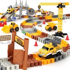 Electric Train Set Toy with Music Lights Tracks Gift for Toddler Kids Boys Girl