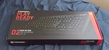 CyberPowerPC Play Ready NOHI 02 RGB USB Wired Keyboard Black KB-161-104
