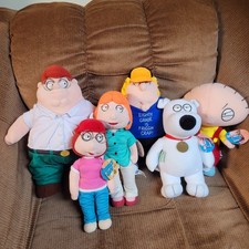 1999 Fun4All Original 20th Century Fox Family Guy Plush Complete Family w/ Tags