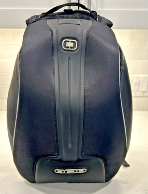 OGIO No Drag Mach Motorcycle Backpack Black Aerodynamic Bag