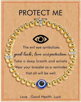 Hand Chain Evil Eye Bracelet for Women Protection & Luck Bracelet Beaded Turkish