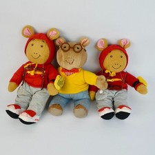 Arthur Cartoon Plush Toy Set - Includes Arthur  Friends Dressed In Outfits With