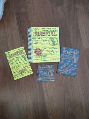 Teaching Textbooks Geometry CDs and Answer Key & Test Bank , 1st Edit,Pre-owned 