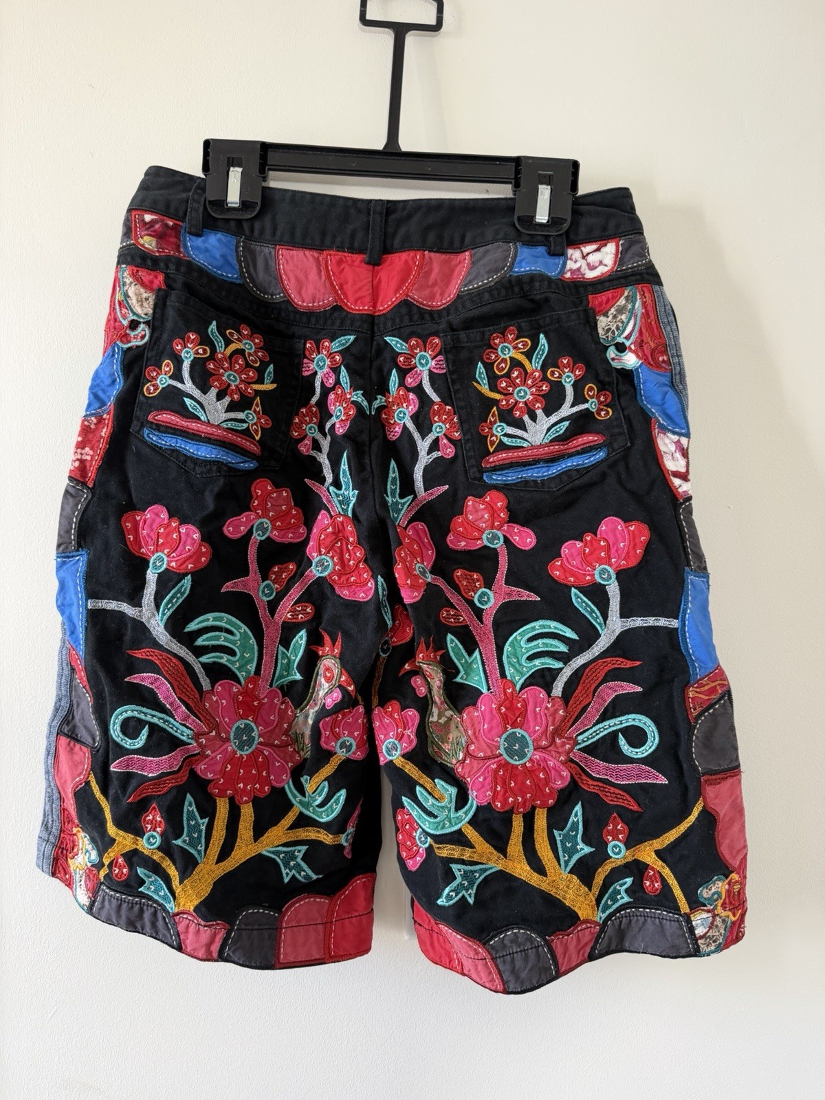 FISHING Ethnic Style Handmade Patchwork Embroider… - image 4