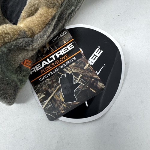 Midway USA Herren XL Handschuhe Realtree Camouflage Polyester Gummi Handfläche Gummizug - Bild 2 von 4