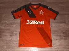 Glasgow Rangers FC Escocia Puma 2015/16 Hombre Fútbol Camiseta Deportiva Camiseta Talla S