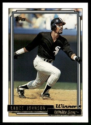 1992 Topps #736 Lance Johnson Gold Winners