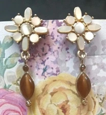 Clip On Earrings Silver Tone Costume Jewellery(326)