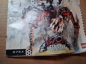 Lego Bionicle Vezon & Fenrakk Instruction Manual No Bricks Wear 8764