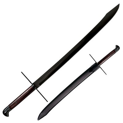 Cold Steel MAA Grosse Messer Sword Carbon Steel Blade Rosewood Handle - 88GMSM