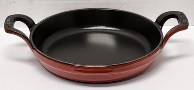 Staub 16cm Cast Iron Oven Dish - Cherry Red, 6.5'', Baker, Pan, Baking