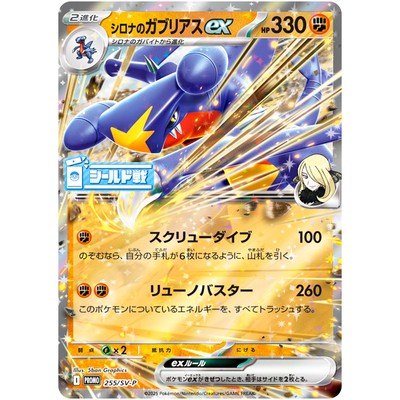 ポケモンスクラップ　カード Cynthia's Garchomp ex 255/SV-P Sealed Battle Promo - Pokemon Card