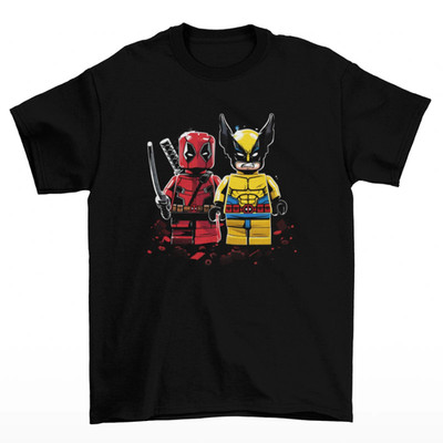 Deadpool T-Shirt Unisex Cotton Superhero Wolverine Marvel Pizza Sizes S-5XL