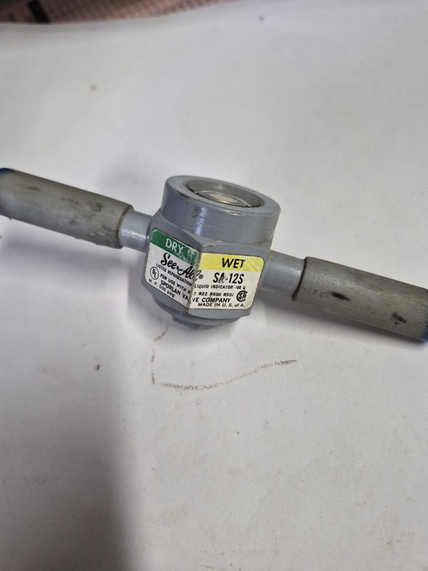 Sporlan SA-12S "SEE-ALL" Moistuure & Liquid Indicator 1 4" Solder