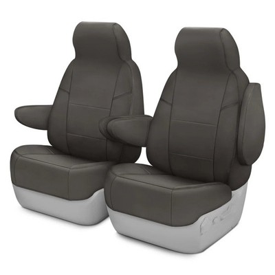 For Dodge Charger 06-10 Premium Leatherette 1st Row Charcoal Custom Seat Covers