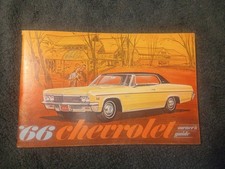 1966 Chevrolet Impala Caprice Biscayne Owners Manual Orig 1st Edit Guidebook