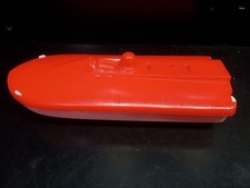 Vintage Gay Toys Inc plastic Toy speed boat redish-orange made in USA No Engine*