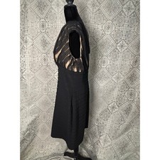 Adrienne Papel dress evening mother of the bride little black dress