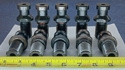 10x Lot CAT50 V-flange V 50 1''-8 Tool Holder DIN Retention Knobs Pull Studs