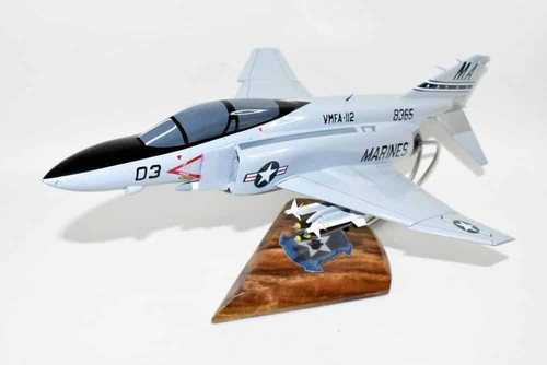 VMFA-112 Cowboys F-4J Modell, Maßstab 1:42 (18"), Mahagoni, Marines, Fighter - Bild 1 von 8
