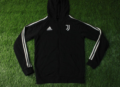 JUVENTUS 2022/2023 FOOTBALL ZIP HOODIE SWEATER TRAINING ADIDAS ORIGINAL SIZE S