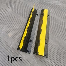 Cable Protector Ramp Wire Hose Protective Black Yellow 39inch Length Speed Bump