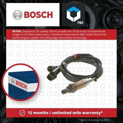 Lambda Sensor fits VOLVO 740 2.3 Pre Cat 85 to 92 Oxygen Bosch 1378123 3501753