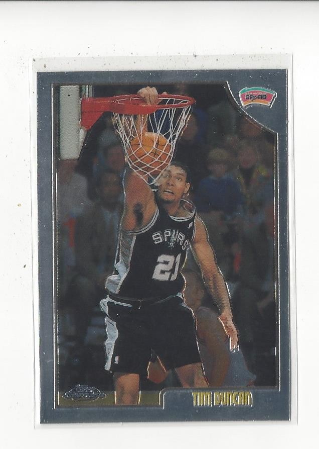 1998-99 Topps Chrome #49 Tim Duncan Spurs