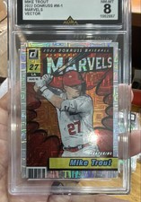 2022 Panini Donruss - Marvels Mike Trout #M-1 Vector