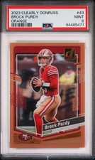 2023 Panini Clearly Donruss - Brock Purdy #43 Orange /75