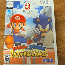 SEGA Mario & Sonic at the Olympic Games - Nintendo Wii w/ Manual, Wi-Fi