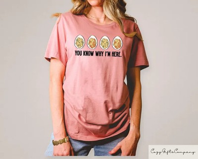 Retro You Know Why Im Here Funny Quote Comfort Tee