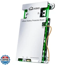 JKBMS Smart BMS with Heat CAN RS485 4S-8S 12V-24V 100A 1A Active Balance with