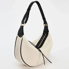Large Capacity Dumpling Bag New Canvas Bag Commuting Shoulder Bag Women's Crossb