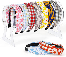 Headband Holder, Clear Headband Organizer, Acrylic Hair Hoop Display Stand, Hair