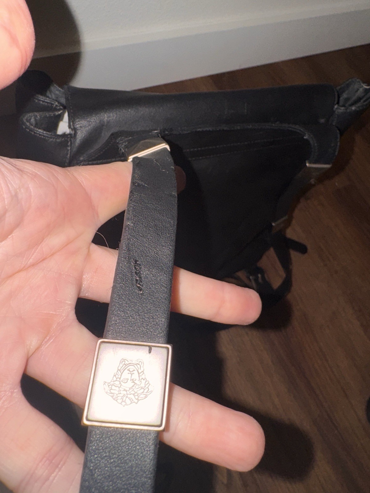 Vintage Versace Black Backpack - image 13