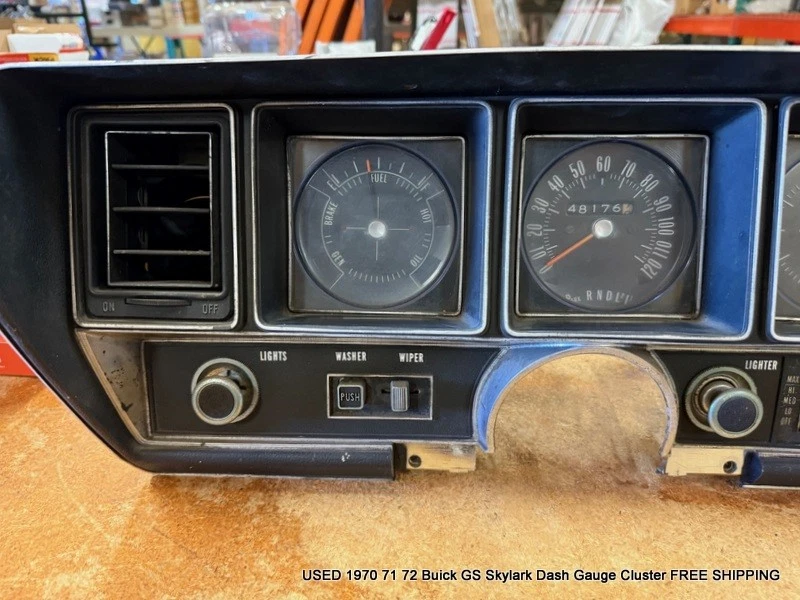 Buick GS Skylark 1970 71 72 usado tablero calibre Cluster ENVÍO GRATUITO Foto 4 de 4