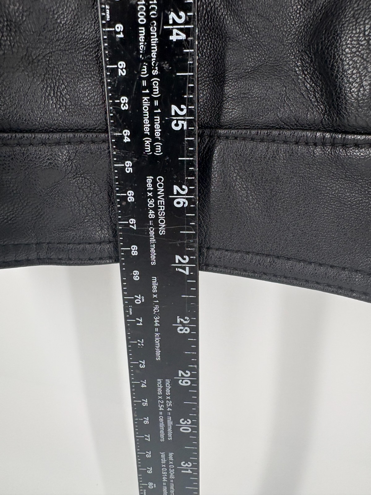 Tommy Hilfiger Faux Leather Jacket Men’s M Black Premium Finish Coat NWT thumbnail 4