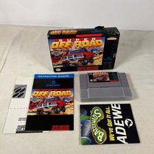 Super Off Road (Super Nintendo Entertainment System, 1991) CIB Manual Poster