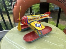 Authentic J. Chein Co. Tin Wind-Up Seaplane