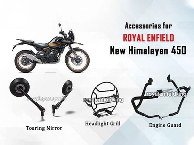 Genuine Royal Enfield New Himalayan 450 Accessories Combo of
