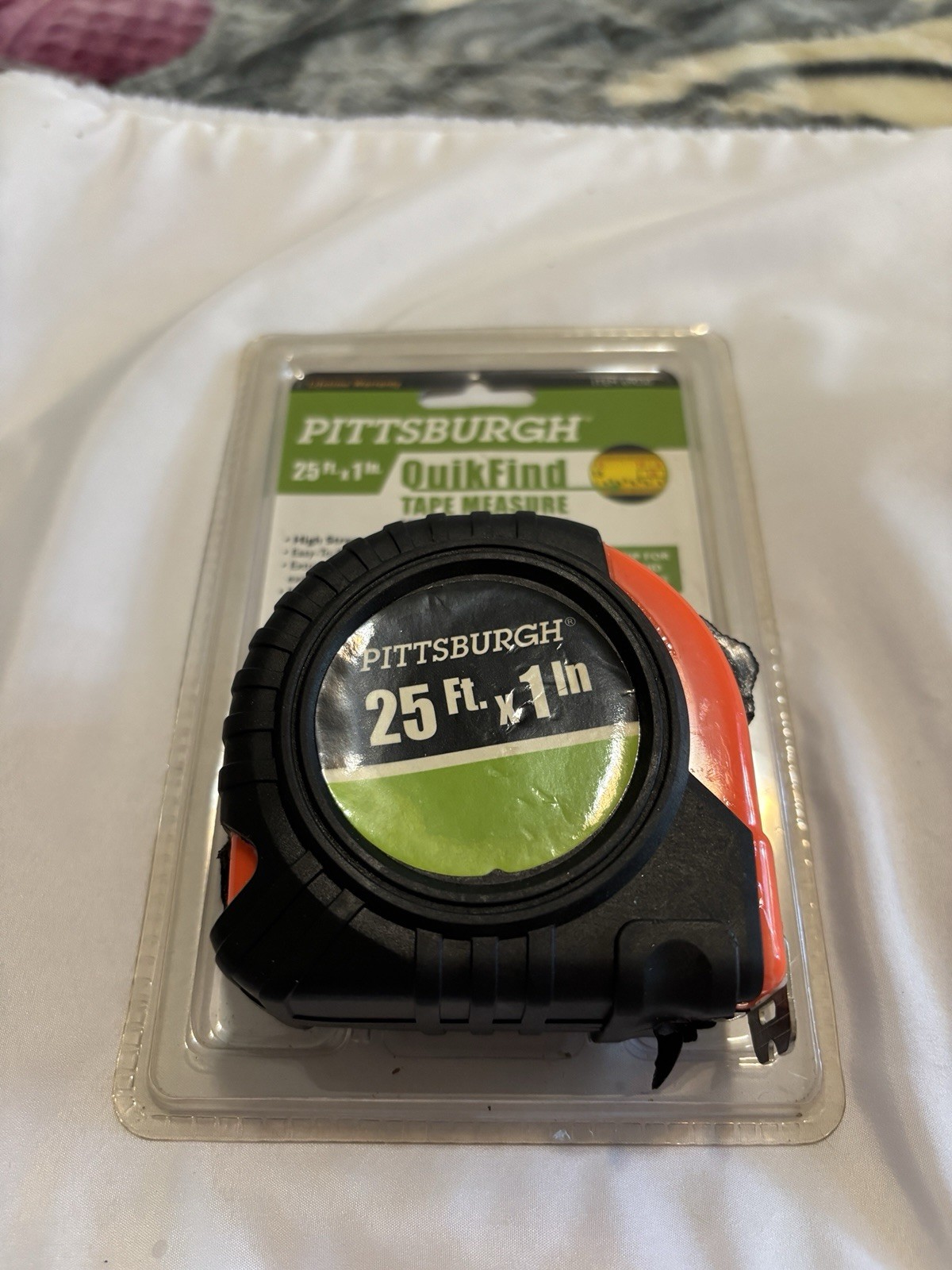 25 Ft. X 1 In. Retractable Quikfind With Thumb Lock