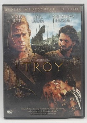 Troy DVD Widescreen Version Brad Pitt Eric Bana Orlando Bloom 2 Disc Set 2004