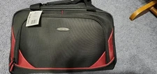 Samsonite Tessera II Boarding Travel Carry-On Bag, Black/Red with Shoulder Strap