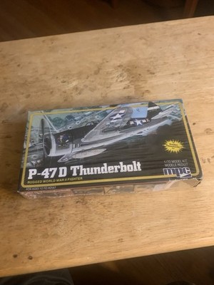 Vintage MPC P-47D Thunderbolt model kit 1:72