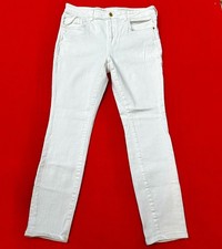 PILCRO   THE LETTERPRESS by ANTHROPOLOGY .. Script .. White Jeans .. Size 31