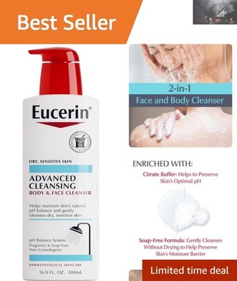 Dermatologist-Recommended Advanced Repair Face & Body Cleanser - Fragrance-Free