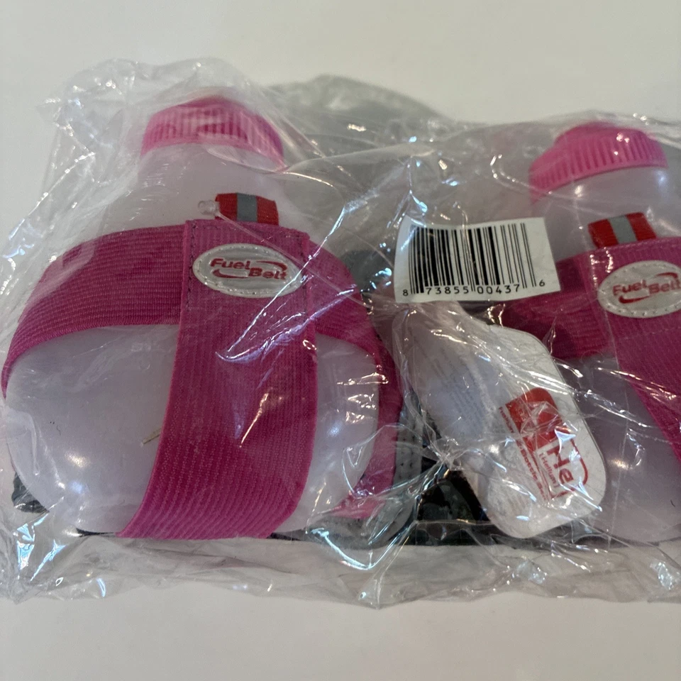 FuelBelt Helium 2-Bottle Hydration Belt Running NWT Size L 33-35 Pink NEW - Image 4 of 4