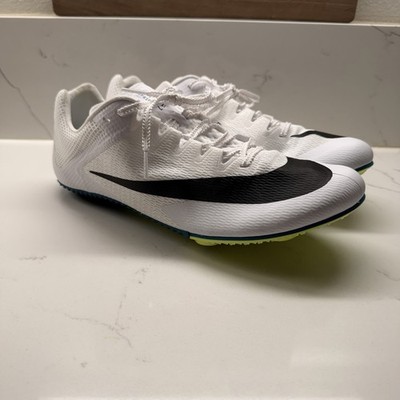 Nike Zoom Rival Sprint Track Field Spikes White FZ9663-102 Mens 11M no spikes